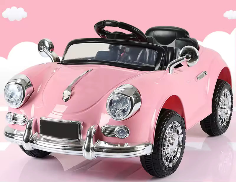 Ride on Car for Kids 4 Wheel Electric Toy Car with Remote Control, Music & Charging Port