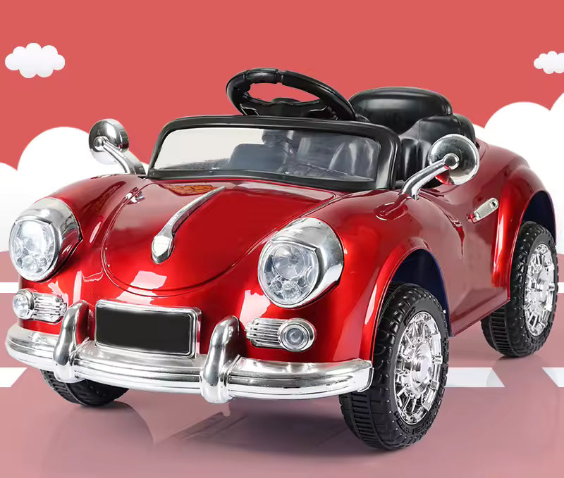 Ride on Car for Kids 4 Wheel Electric Toy Car with Remote Control, Music & Charging Port