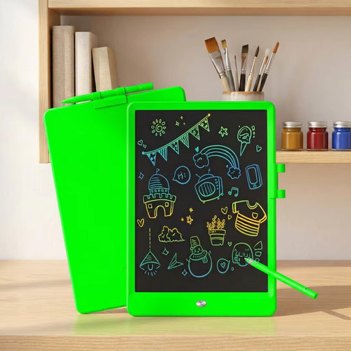 Electronic Digital Graphics Cartoon 10 Inch Children Writing Tablet Notepad Doodle Pad Kids Lcd Writing Tablet Office Memo Board